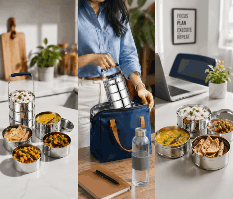 Vegetarian Daily Meal (Home Tiffin Service) - Image 2